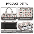 thumbnail image 4 of Large Capacity Tote Bag,Boston Terrier Dog and Flower Florals Handbag Fashion Luxury Tote Bag,15.7"x13"x 5.1" Inches,Laptop Compatible, 4 of 6