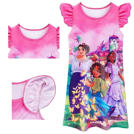 

Encanto Isabella Mirabel Child Girls Princess Dresses Nightdress Pajamas Children s Day Gifts for Girls and Babies(130cm)