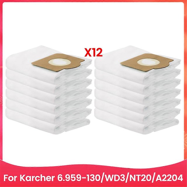Dust Bag for Karcher 6.959-130/WD3/NT20/A2204 Vacuum Cleaner Trash Dust Bag Replacements Accessories