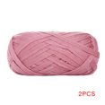 thumbnail image 3 of ZheElen 2pcs Flat Hand-Knit Woven Thread Blanket Braided DIY Crochet Crocheting Yarn, 3 of 6