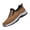 Brown, variant on NOKIO Men's Hiking L𝗈afers Comfortable L𝗈w Top Sneakers Breathable S𝗅ip On Casual Shoes Wate𝗋proof Non-S𝗅ip Outdoor Walking Shoes Lightweight Soft Cushion Sport Shoes