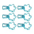 thumbnail image 4 of Paper Clips100 Pcs Cute Binder Binder Clips Flowers Shaped Paper Clips Crafted with Care, 4 of 5