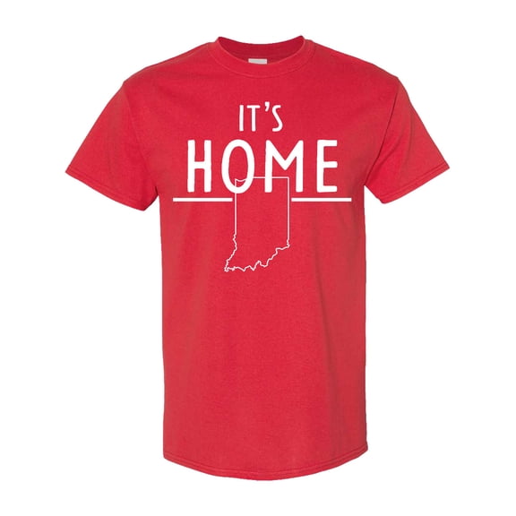 Inktastic It's Home State of Indiana Outline T-Shirt