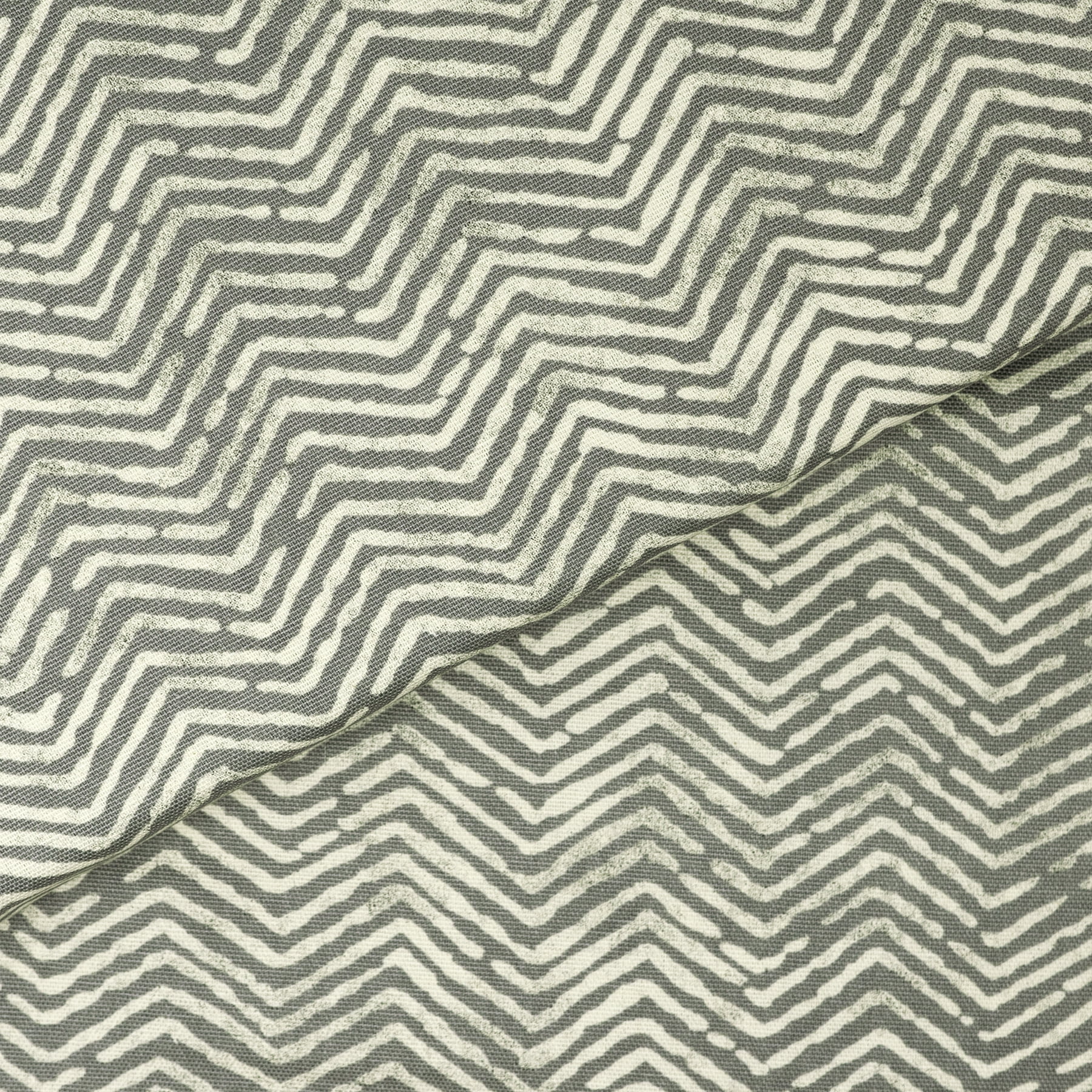 Waverly Inspirations 45" 100% Cotton Herringbone Sewing & Crafting Fabrics, 8 yd By the Bolt, Gray