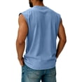 thumbnail image 3 of 250 Anniversary Usa Tank Tops for Men 4th Of July Independence Day Tank Tops American Flag Graphic Sleeveless Patriotic Tees We the People Crewneck Tops,Blue M, 3 of 3