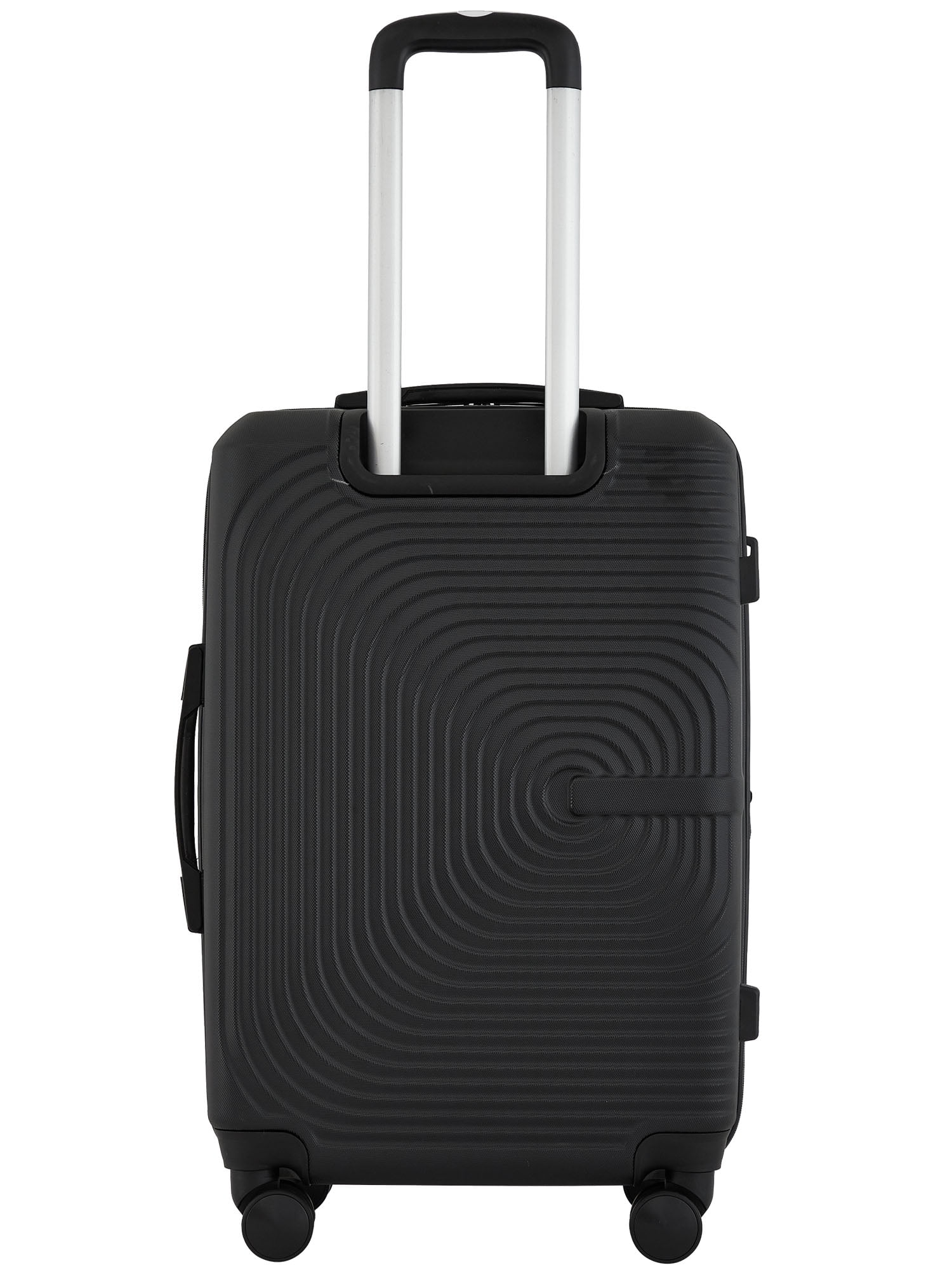 French Connection 3-Piece Hardside Expandable Luggage Set, Black