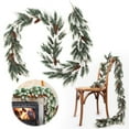 thumbnail image 5 of Noothes Christmas Table Decor with Simulated Foliage, Winter Home Accent for Festive Entryway and Staircase Display, 5 of 5