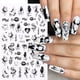 thumbnail image 3 of 6 uds Dark Wind Liven Weird Nail back pegamento pegatinas Deco Art Design suministros de decoración de uñas, 3 of 5