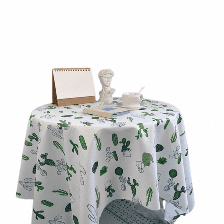 

Tablecloth Floral Table Cloth for Round Tables Waterproof Resistant Durable Table Cover for Valentines Parties Wedding Use Spring/Summer