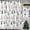 White, variant on Small Stall Shower Curtain 36x72 Inch Narrow Half Size Thanksgiving Fall Bath Curtains Bathroom Decor, Autumn Pumpkin Flowers Leaves Branches Waterproof Fabric Shower Curtain Set with Hooks 36 Inch