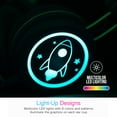 thumbnail image 3 of 2 Pack Multicolor MEE audio KidJamz KJ55 Safe Listening USB-C Kids Headphones with LED Lights for Boys and Girls / Students / School / Library / Classroom, 3 of 9