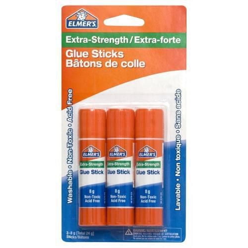Elmer's bâtons de colle extra-forte, lavable, non toxique, 8 g 3 unités