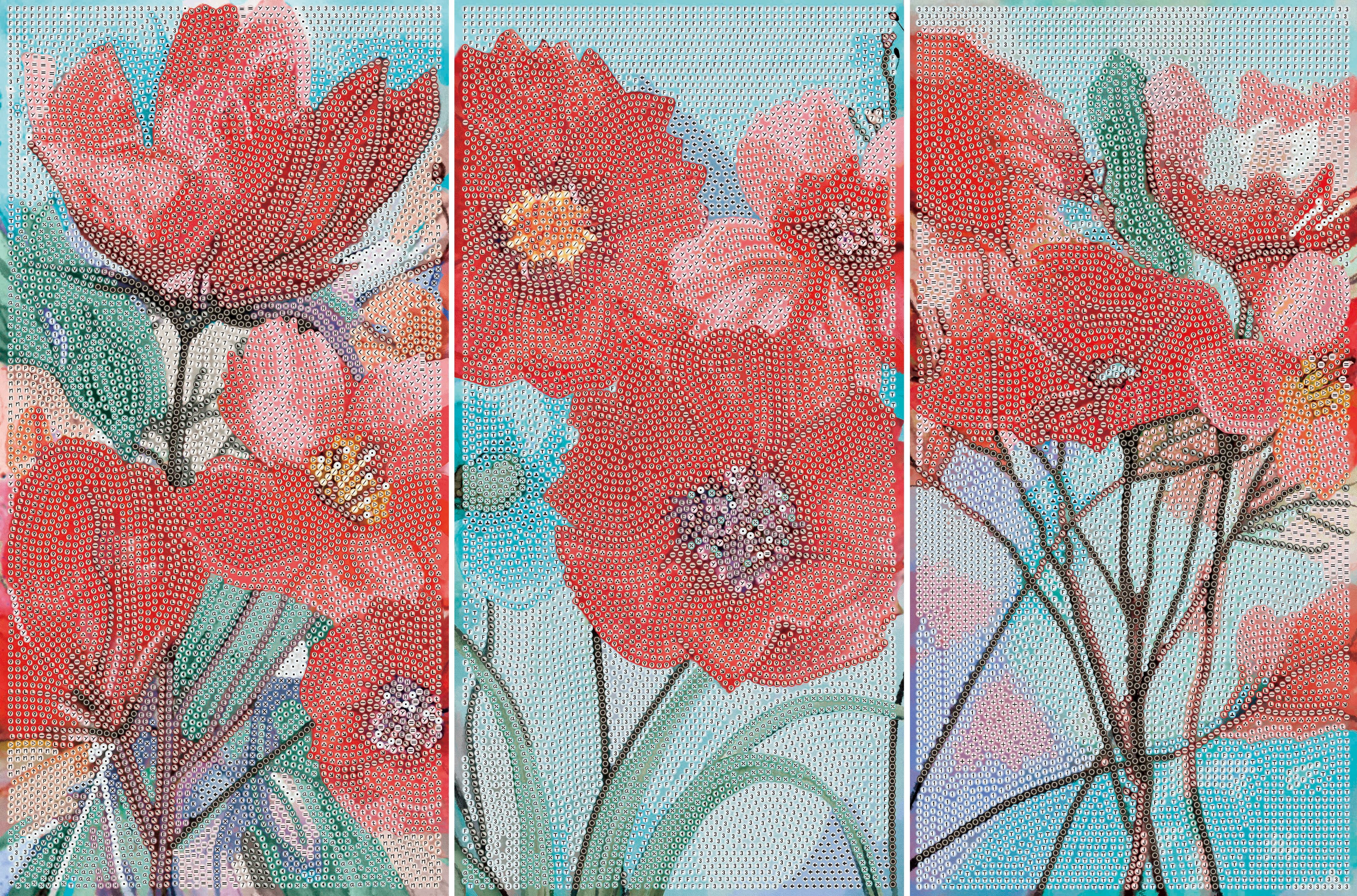 DIAMOND DOTZ® Poppy Triptych Diamond Painting Kit