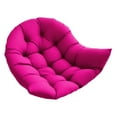 thumbnail image 2 of Cojín colgante para silla con forma de huevo, cojín colgante para silla con forma de cesta, lavable, suave y cómodo, almohadilla gruesa para oficina, Rosa roja, 2 of 8