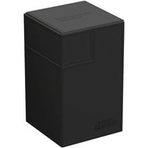 Ultimate Guard Flip'N'Tray Xenoskin 100  Deck Case, Monocolor Black