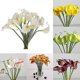 thumbnail image 3 of 10 Uds. Ramos de flores de lirio de PU artificiales de tacto Real, elegantes y realistas, 3 of 5
