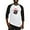 Black/White, variant on CafePress - Highland Cow Santa Hat Xmas Baseball Jersey - Cotton Baseball Jersey, 3/4 Raglan Sleeve Shirt