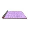 thumbnail image 2 of Ahgly Company Indoor Square Abstract Purple Contemporary Area Rugs, 3' Square, 2 of 4