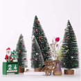thumbnail image 4 of Small Green Artificial Christmas Tree Table Decoration With Mini Christmas Ornaments For Christmas Decoration Table Desk Gift Wooden Christmas Tree Wo, 4 of 5