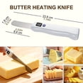 thumbnail image 3 of Cordless Heated Butter Butter Spreader With Fast Heating LED Display Stainless Temp For Cold Butter Cheese, 3 of 8