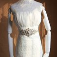 thumbnail image 3 of Wedding Ribbons Bridal Belt Dress belt; Bridal Prom Crystal Sashes Evening Party Handmade Rhinestones Waistband, 3 of 9