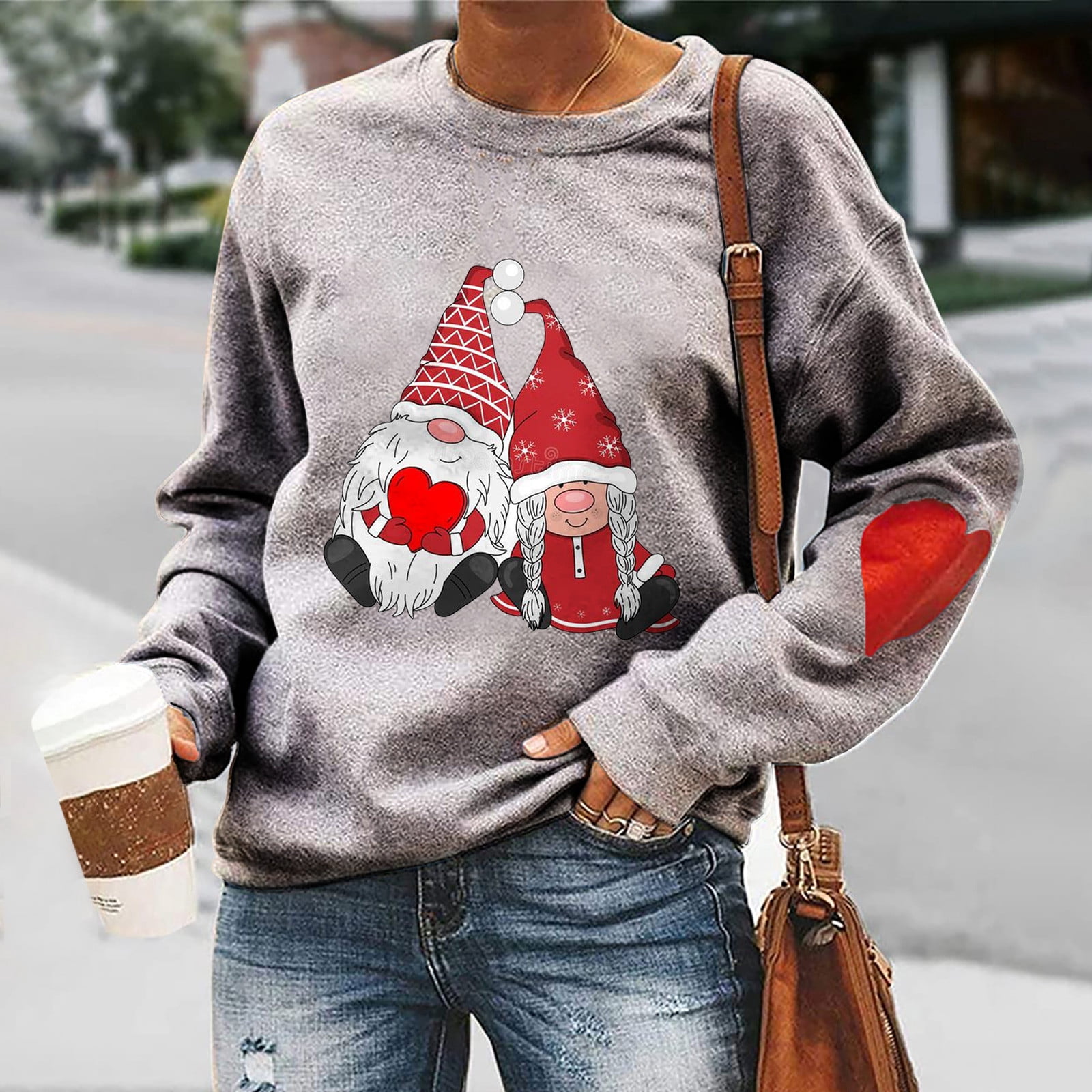 jsaierl Sweatshirt for Women Funny 