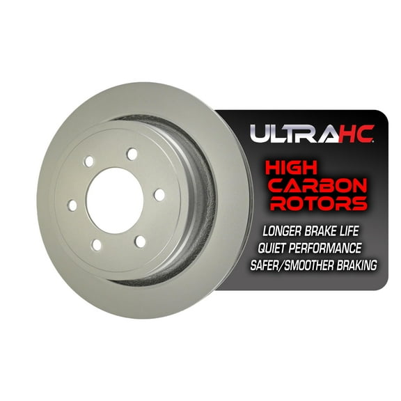 UltraHC Coated High Carbon Brake Rotor, Rear UR003655, Ford F-150 2020-2012