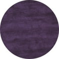 thumbnail image 1 of Ahgly Company Machine Washable Indoor Round Abstract Blue Contemporary Area Rugs, 6' Round, 1 of 4