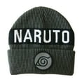 thumbnail image 1 of Naruto Hidden Leaf Village Logo Waffle Knit Beanie, 1 of 2