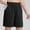Black, variant on SEMPAI Sweat Shorts for Women Pull On Casual Athletic Bermuda Shorts Elastic High Waist Long SweatShorts with Pockets