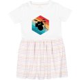 thumbnail image 3 of Inktastic Drummer Retro Drum Set Girls Toddler Dress, 3 of 5
