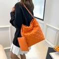 thumbnail image 3 of Bolso Bandolera para Mujer Fashionalbe PU Bolso Hombro para Viajes Oficina (naranja), 3 of 9