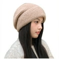 thumbnail image 6 of Wancir Slouchy Beanie Hat for Men and Women Winter Warm Chunky Soft Oversized Cable Knit Cap, 6 of 7