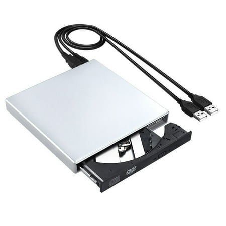 Lecteur cd dvd externe, usb type c portable portable ultra mince graveur  lecteur optique disc duplicateur compatible avec Mac macbook pro air imac  et lapto