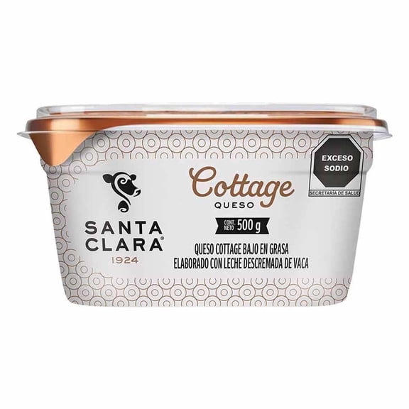 Queso cottage Santa Clara bajo en grasa 500 g