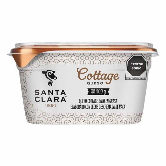 Queso cottage Santa Clara bajo en grasa 500 g