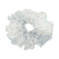 thumbnail image 5 of Unique Bargains 1 Pc Scrunchie Fashion Polka Dot Hair Elastics Blue, 5 of 5
