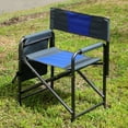 thumbnail image 2 of Lightweight Folding Chair For Fishing Trips And Camping - Blue/grey Steel Cloth, 2 of 6