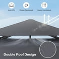 thumbnail image 3 of LAUSAINT HOME 8'x 5' Outdoor Grill Gazebo with Vented Top & 2 Side Shelves for Barbecue and Picnic, Dark Gray, 3 of 7