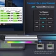 thumbnail image 1 of Carcasa M.2 NVMe/NGFF SSD Luz USB tipo C RGB para M.2 SSD 2230 2242 2260 2280, 1 of 9