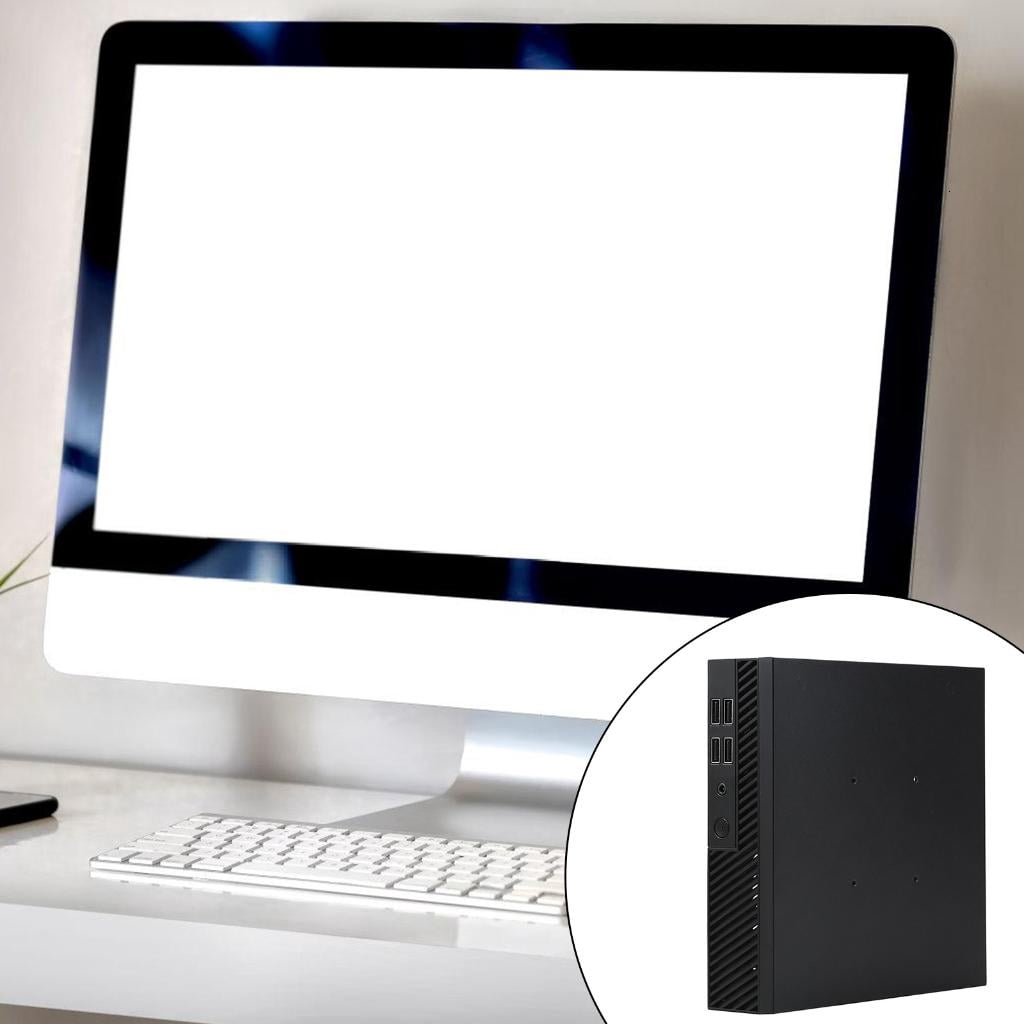 DX01 Thin ITX Desktop Computer Chassis Thin Half Height Computer Chassis Portable Desktop Computer Case Chassis