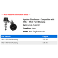 thumbnail image 2 of Ignition Distributor - Compatible with 1967 - 1970 Ford Mustang 1968 1969, 2 of 2