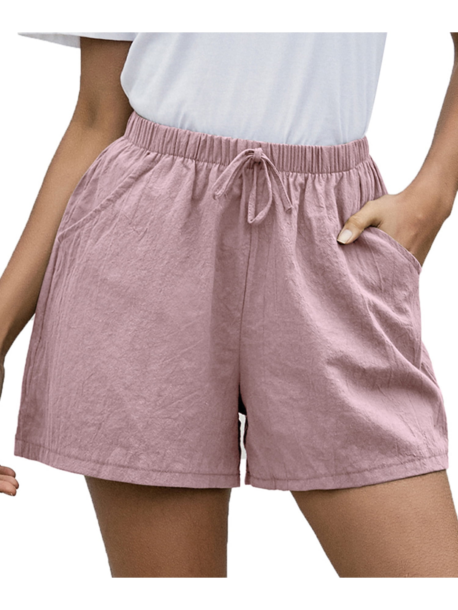 walmart women's drawstring shorts