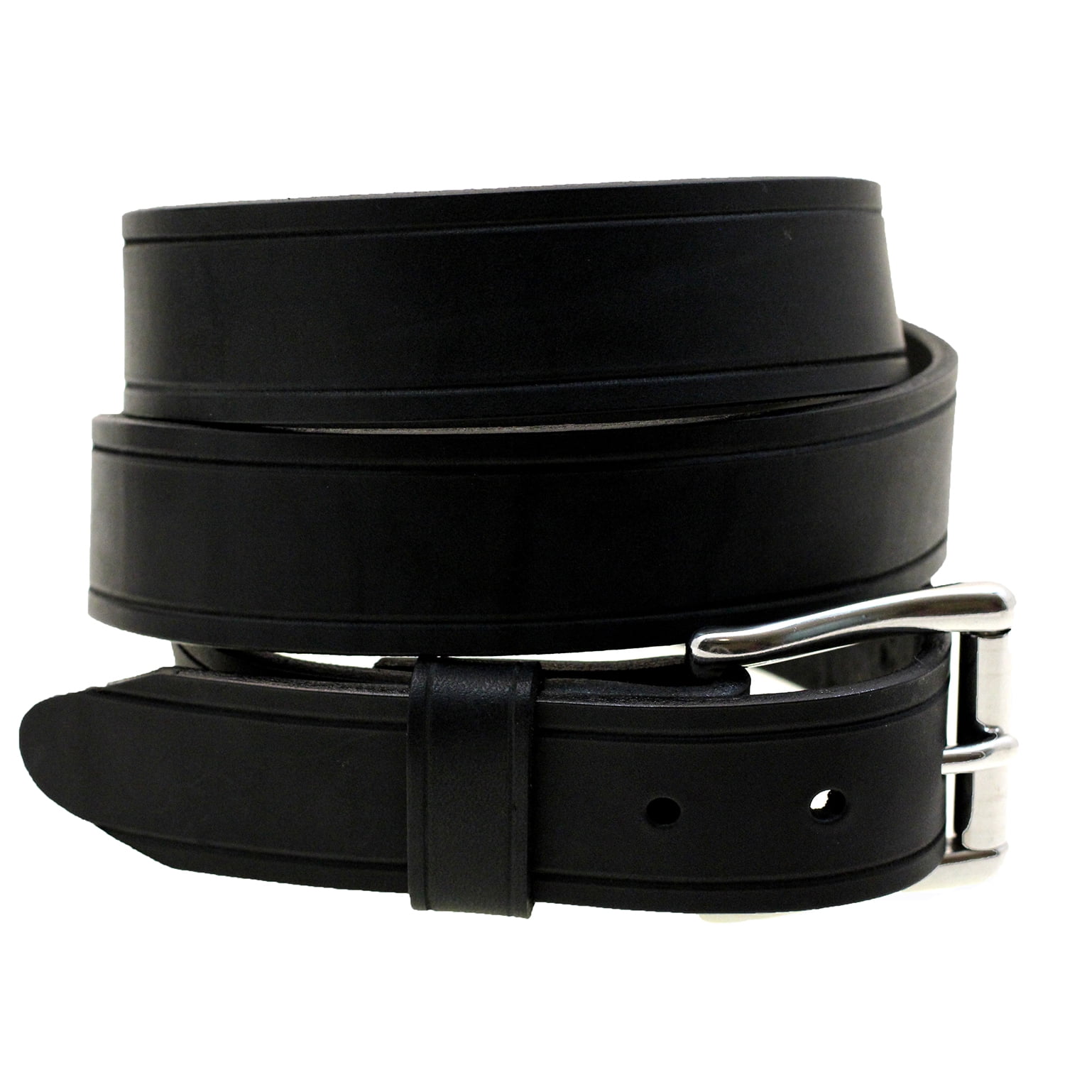 The Retro Rider - Men's Classic Leather Belt, 1.5" Wide, Made In USA By Amish Craftsmen - View #4