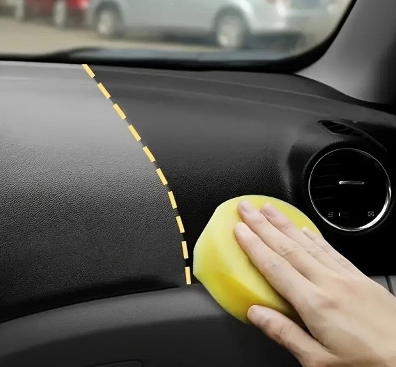 Yunuuuoa 5 Packs Car Interior Cleaner and Conditioner Wax, Dashboard and Leather Seat Restorer, Plastic Vinyl Protectant, Auto Detailing Supplies for Car Interior Maintenance and Care