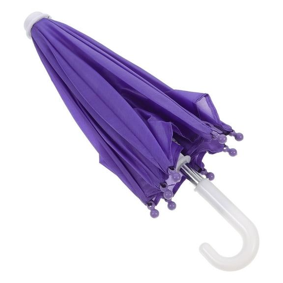 HEANUJJ tiny umbrella Mini Umbrella Purple for Photo Shoots 1Pcs