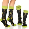 thumbnail image 5 of BAMBOOVEN Men & Women Fun Dress Socks,Colorful Funny Novelty Cotton Socks (Medium,Coffee,6 Variety Pairs),Cotton Socks_989 1007, 5 of 7