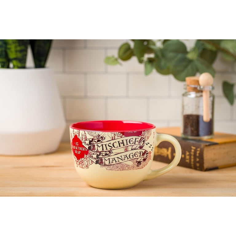 Harry Potter Hogwarts 24-Ounce Ceramic Coffee Cup with Marauder's Map  Design - Walmart.com