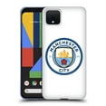thumbnail image 1 of Head Case Designs Officially Licensed Manchester City Man City FC Badge Plain Full Colour Soft Gel Case Compatible with Google Pixel 4, 1 of 7