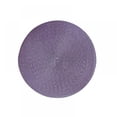 thumbnail image 3 of BOLLSLEY Round Placemats, Round Braided Place Mats for Dining Table Heat Insulation Table Mats for Kitchen 14 inches(Purple,Set of 6), 3 of 6